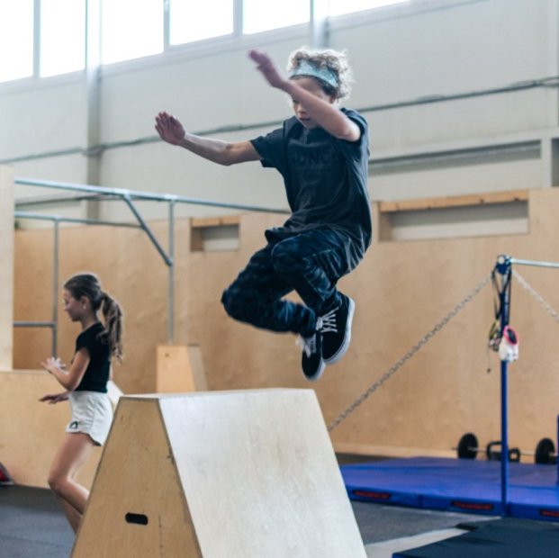 Dětské závody - lezení a parkour