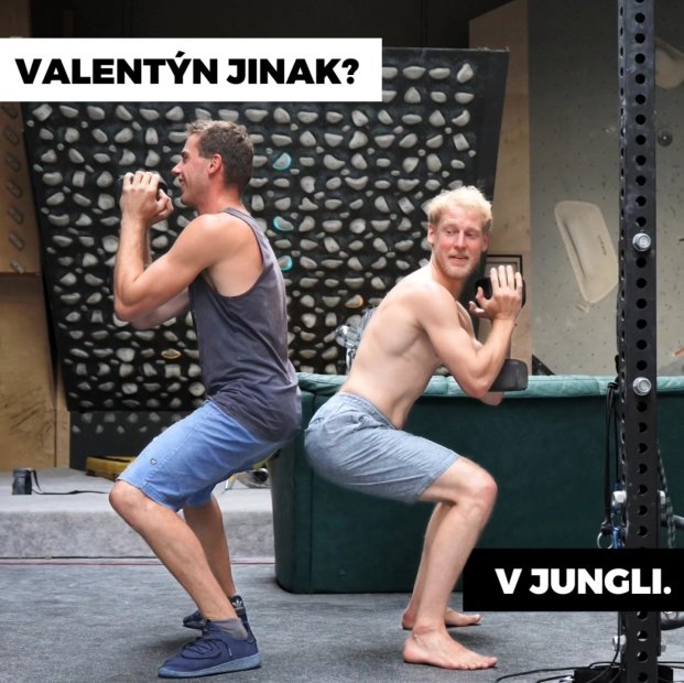 Valentýnský partner body workout